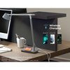 Black & Decker Desk Lamp with Qi Wireless Charger, True White LED + 16M RGB Colors LED2100-QI